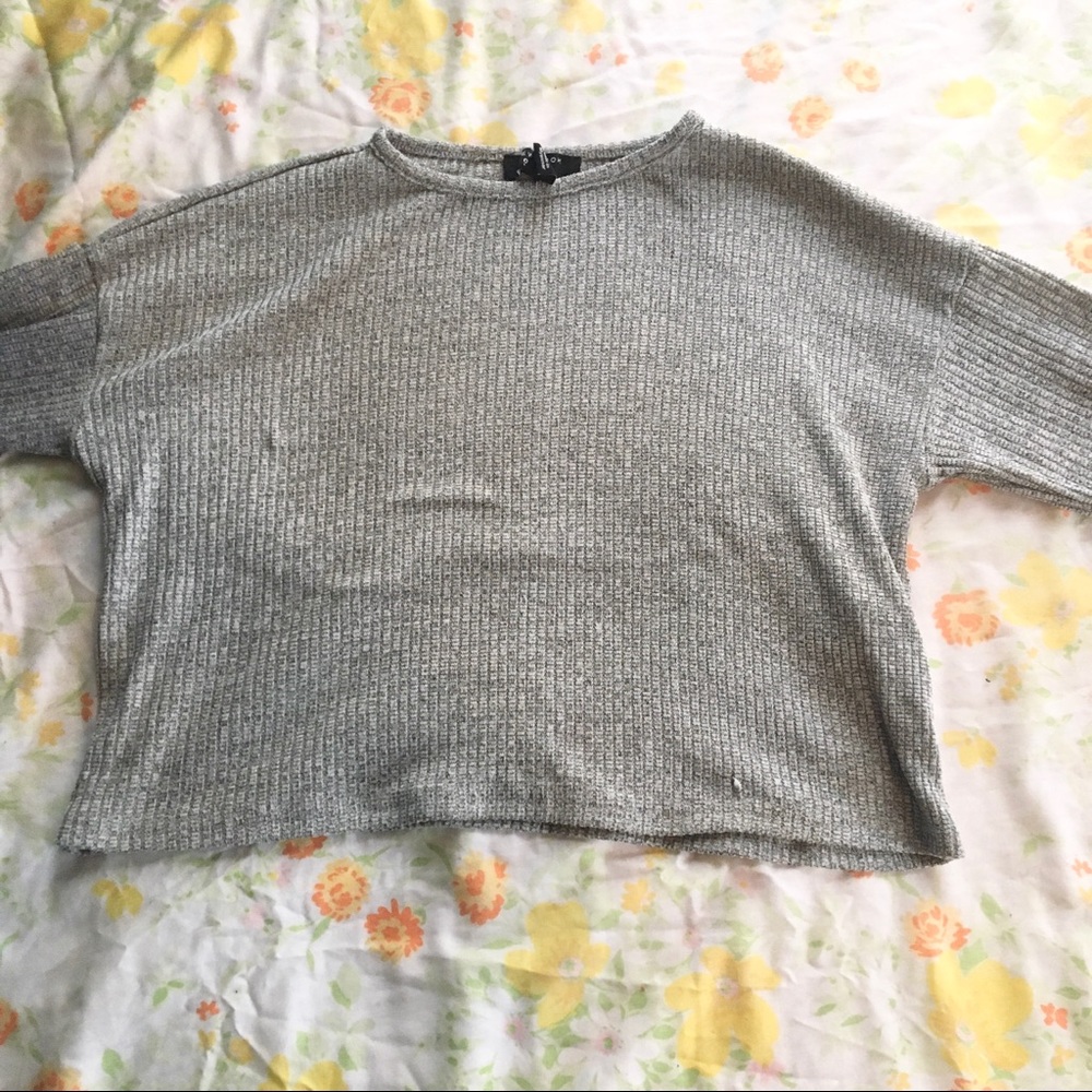 New look - Grey long sleeve shirt